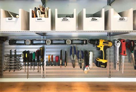 electric tool storage ideas using pcv for tool box|diy power tool storage.